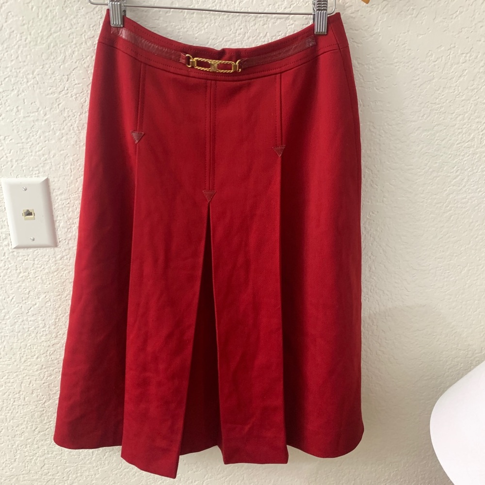 Vintage Celine Pleated Skirt - Picture 2 of 8